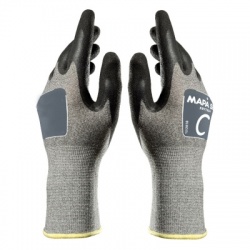 Mapa KryTech 585 Seamless Nitrile-Coated Gloves with Knitwrist